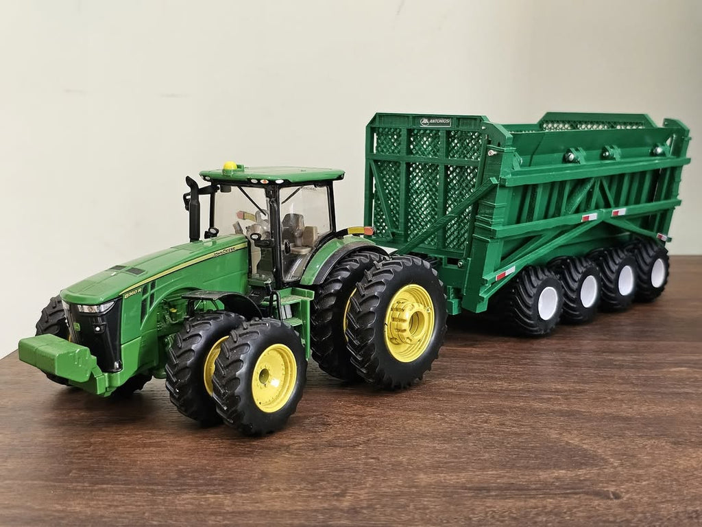 Miniatura John Deere + Transbordo Antoniosi 22 Toneladas - 1/32