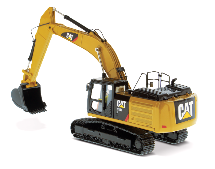 Miniatura Colecionável - Escavadeira Hidráulica Hibrida CAT 336E - Escala 1:50